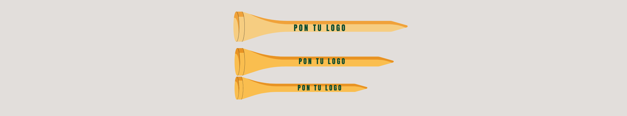 ee de golf personalizado con logotipo para torneos y eventos de golf