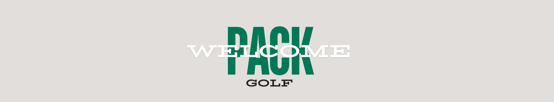 Welcome Pack Golf