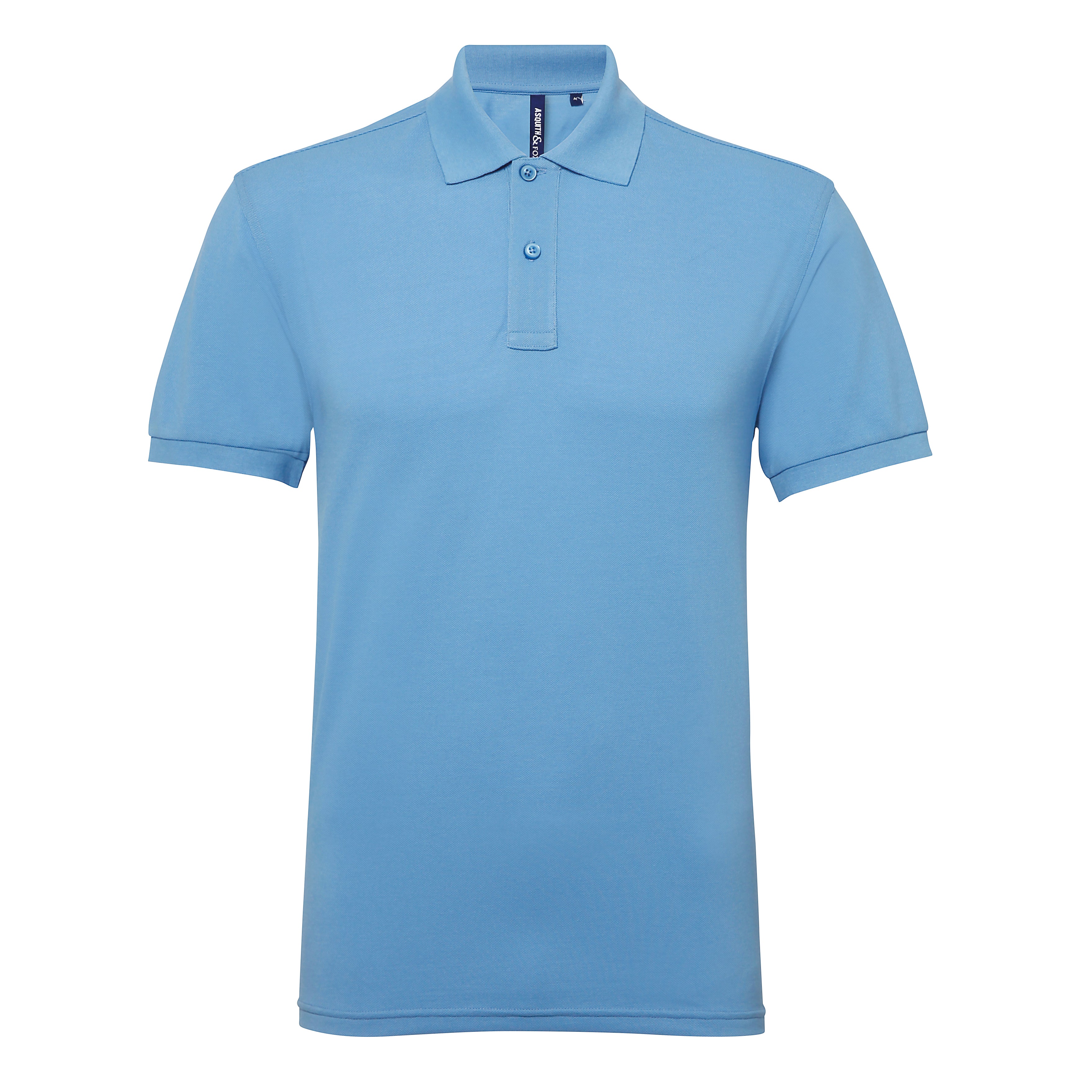 Polo Polycotton hombre_cornflower