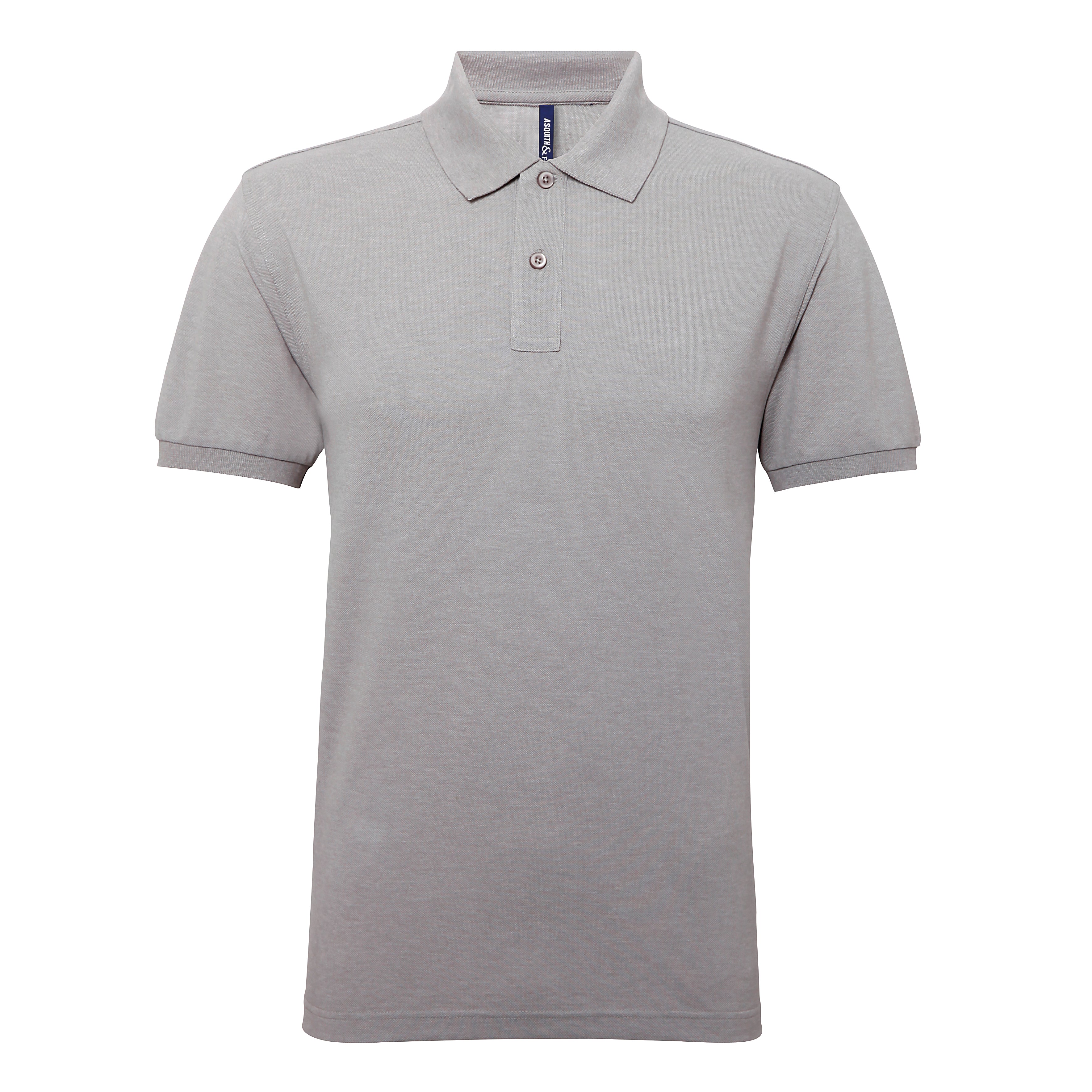 Polo Polycotton hombre_gris