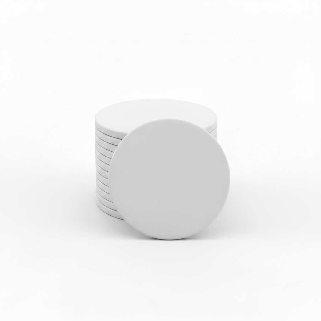 Marcador personalizado de golf para eventos corporativos en color blanco