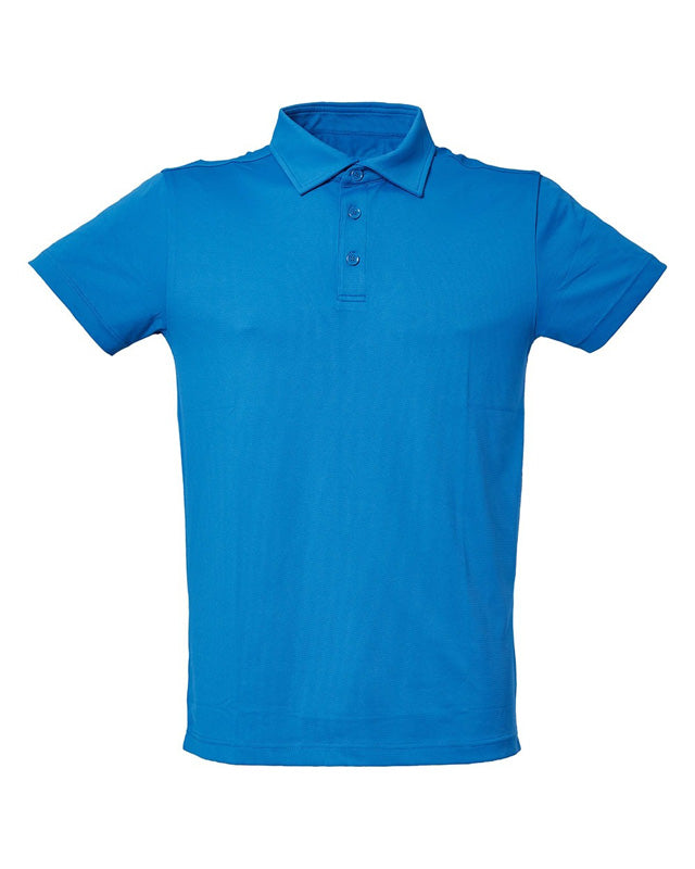 Polo WE GOLF royal personalizado con logo dtf
