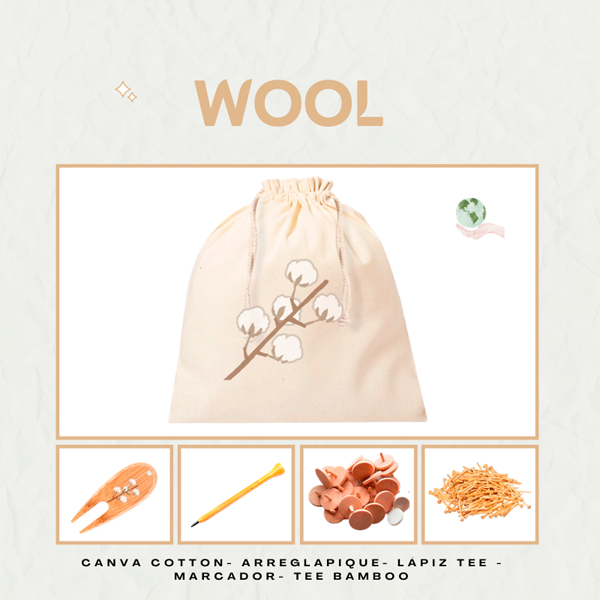 Kit de Golf Personalizado Wool