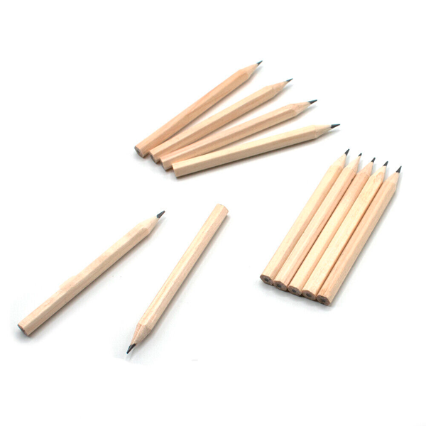 Lápiz de golf natural personalizado con logo. Ideal para eventos y regalos promocionales.