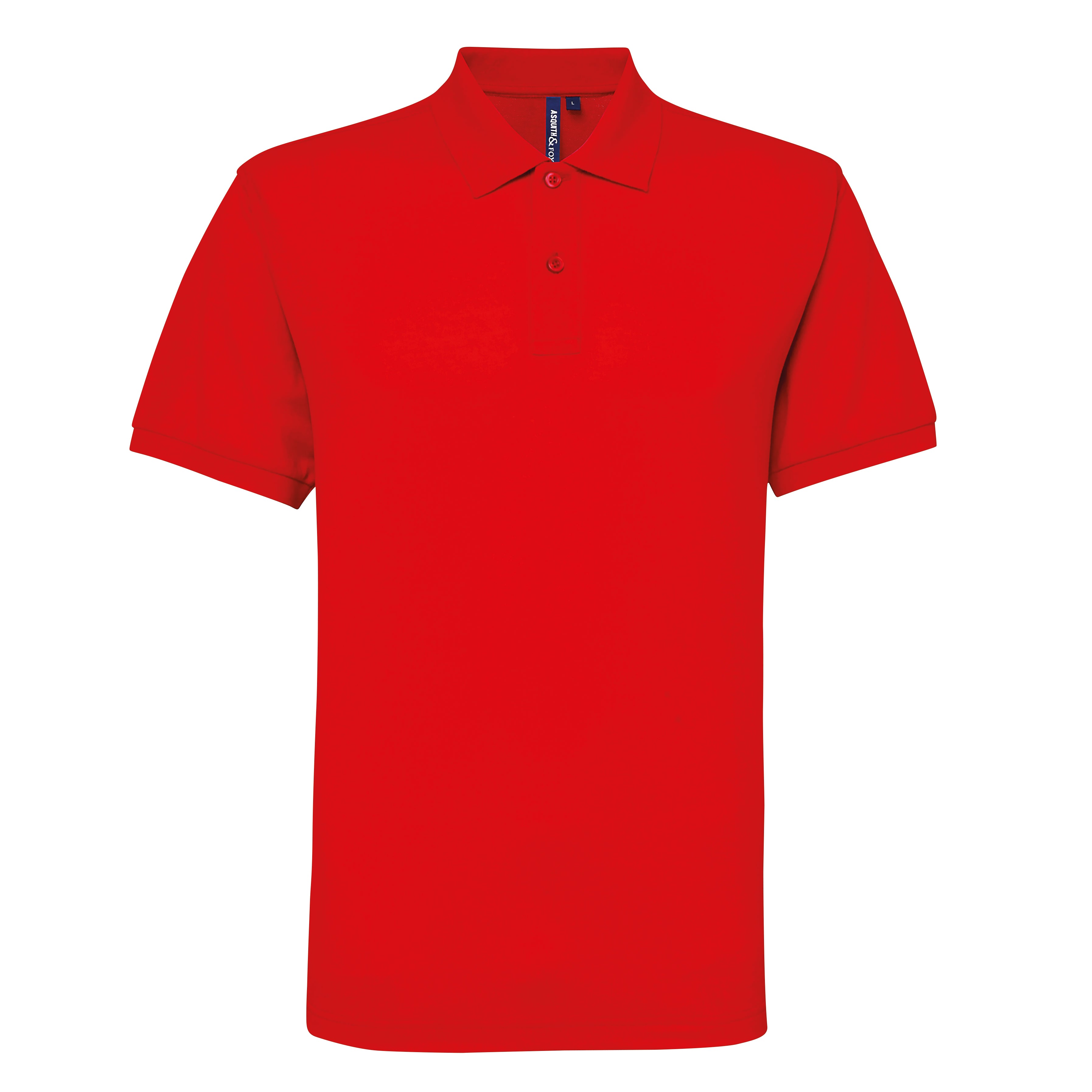 Polo Polycotton hombre color rojo