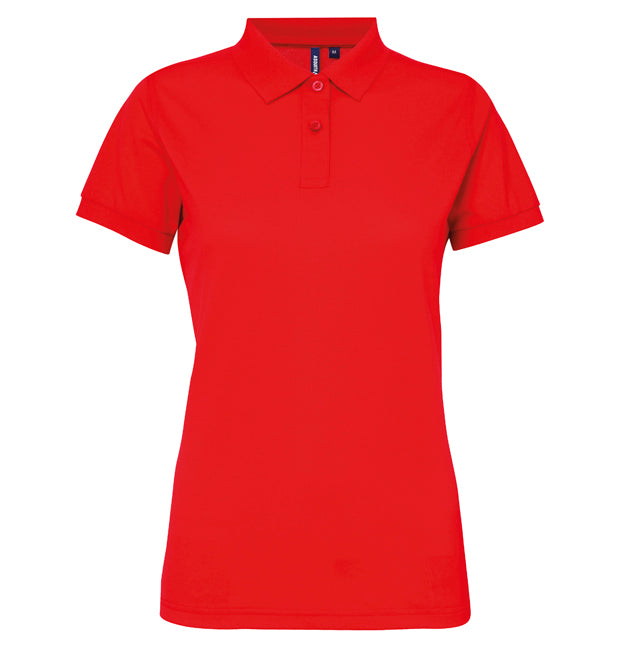 Polo de mujer en polycotton personalizado con logotipo para torneos y eventos de golf