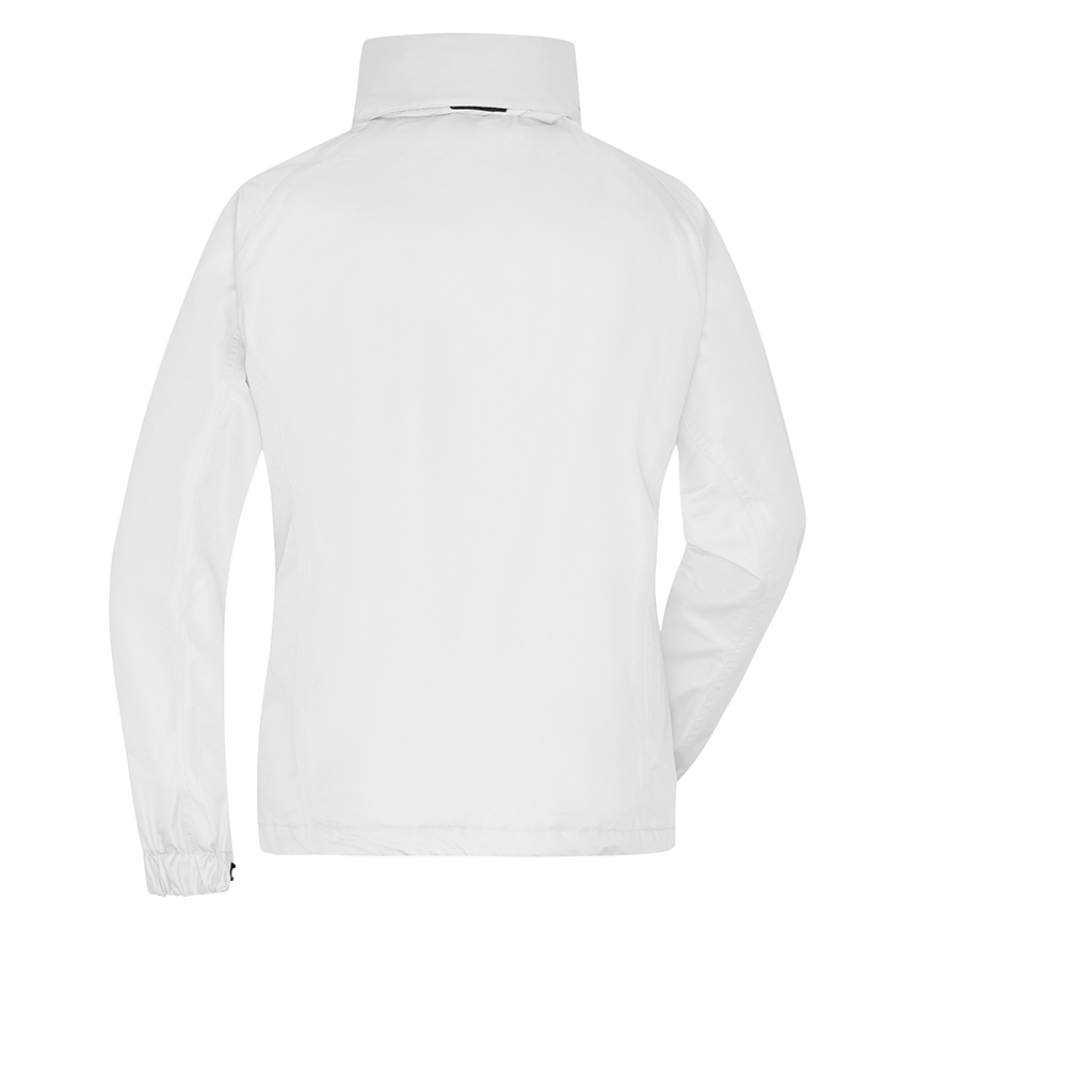 Chaqueta de lluvia mujer_blanca trasera