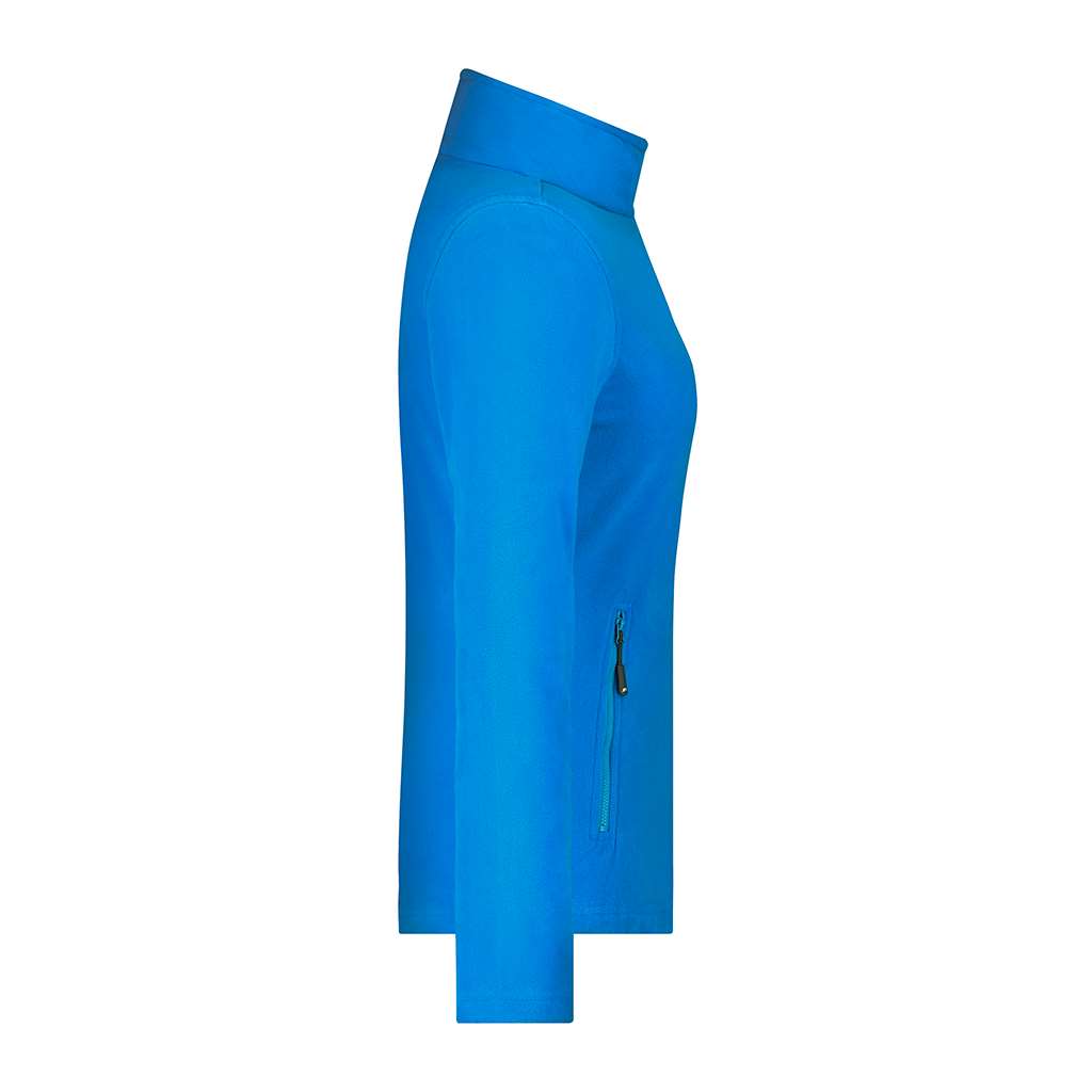 Chaqueta de golf Softshell Basic Fleece Lady personalizable con logo_cobalt derecha