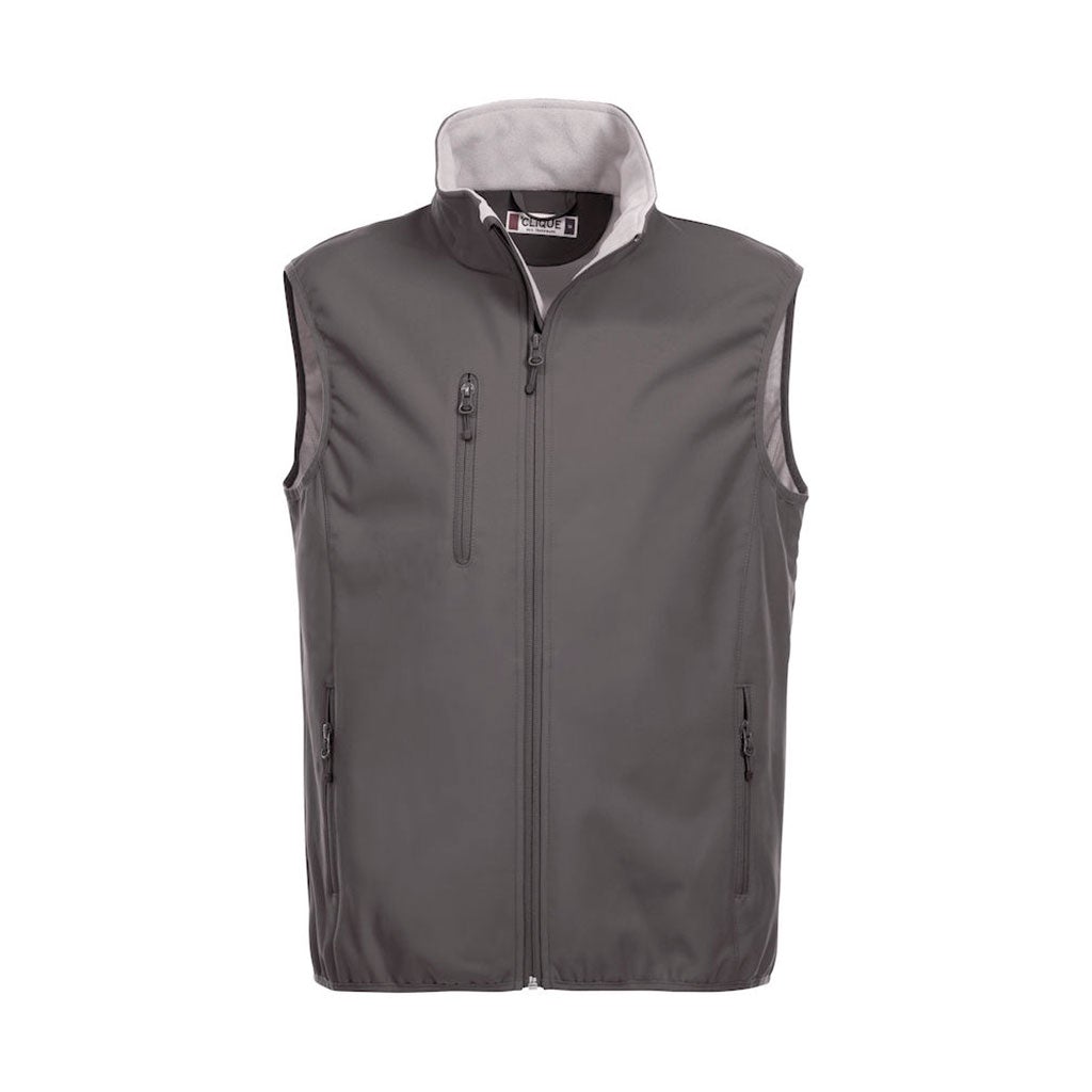 Chaleco Softshell Basic para hombre_negro