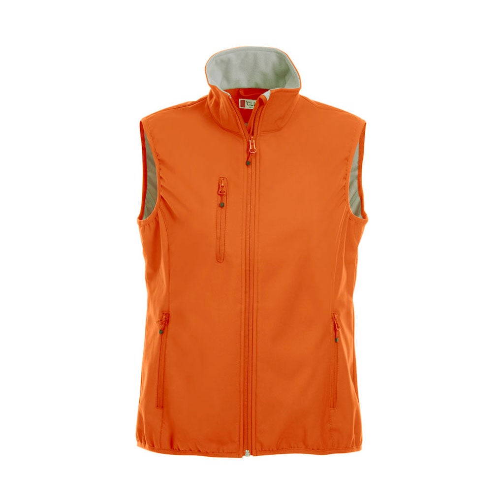 Chaleco softshell Basic mujer personalizado_naranja