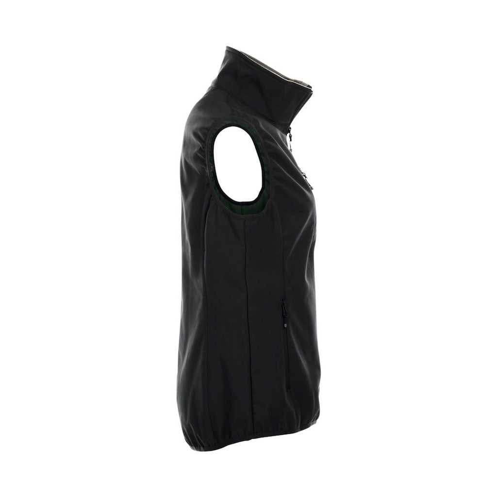 Chaleco softshell Basic mujer personalizado_negro derecho