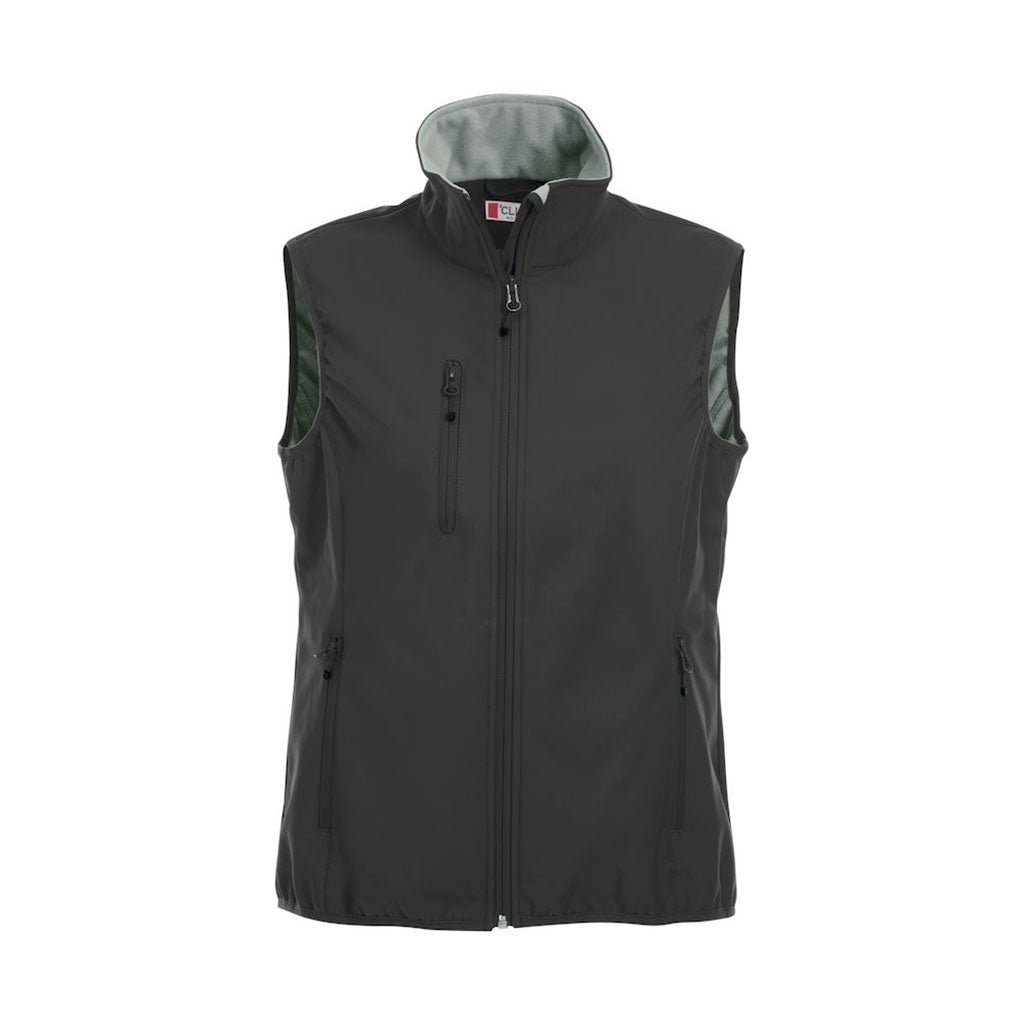 Chaleco softshell Basic mujer personalizado_negro
