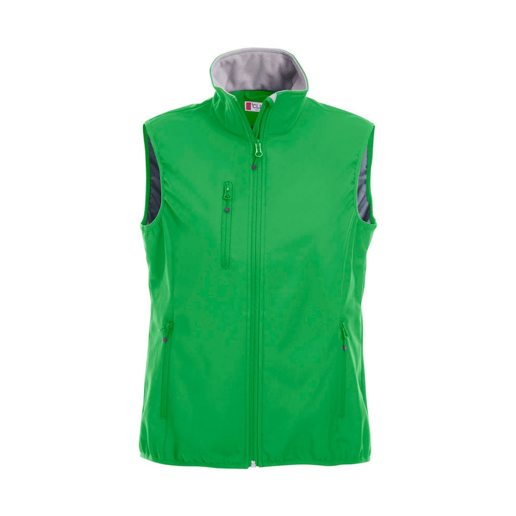 Chaleco softshell Basic mujer personalizado_verde manzana nab