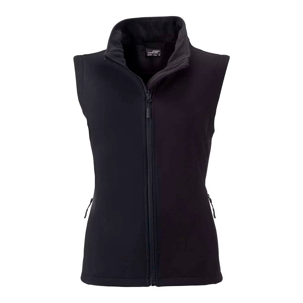 Chaleco Softshell Personalizado para Mujer_negro