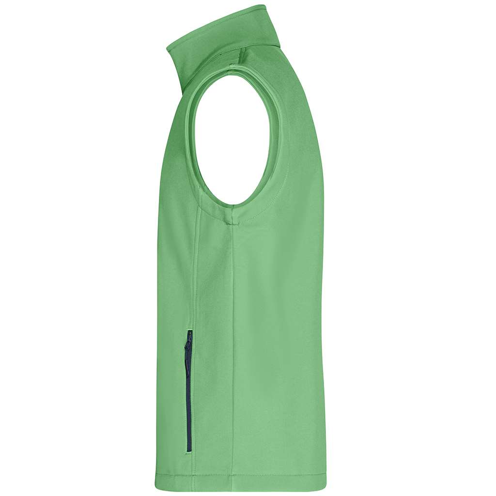 Chaleco Softshell Personalizado para Hombre_green izquierdo