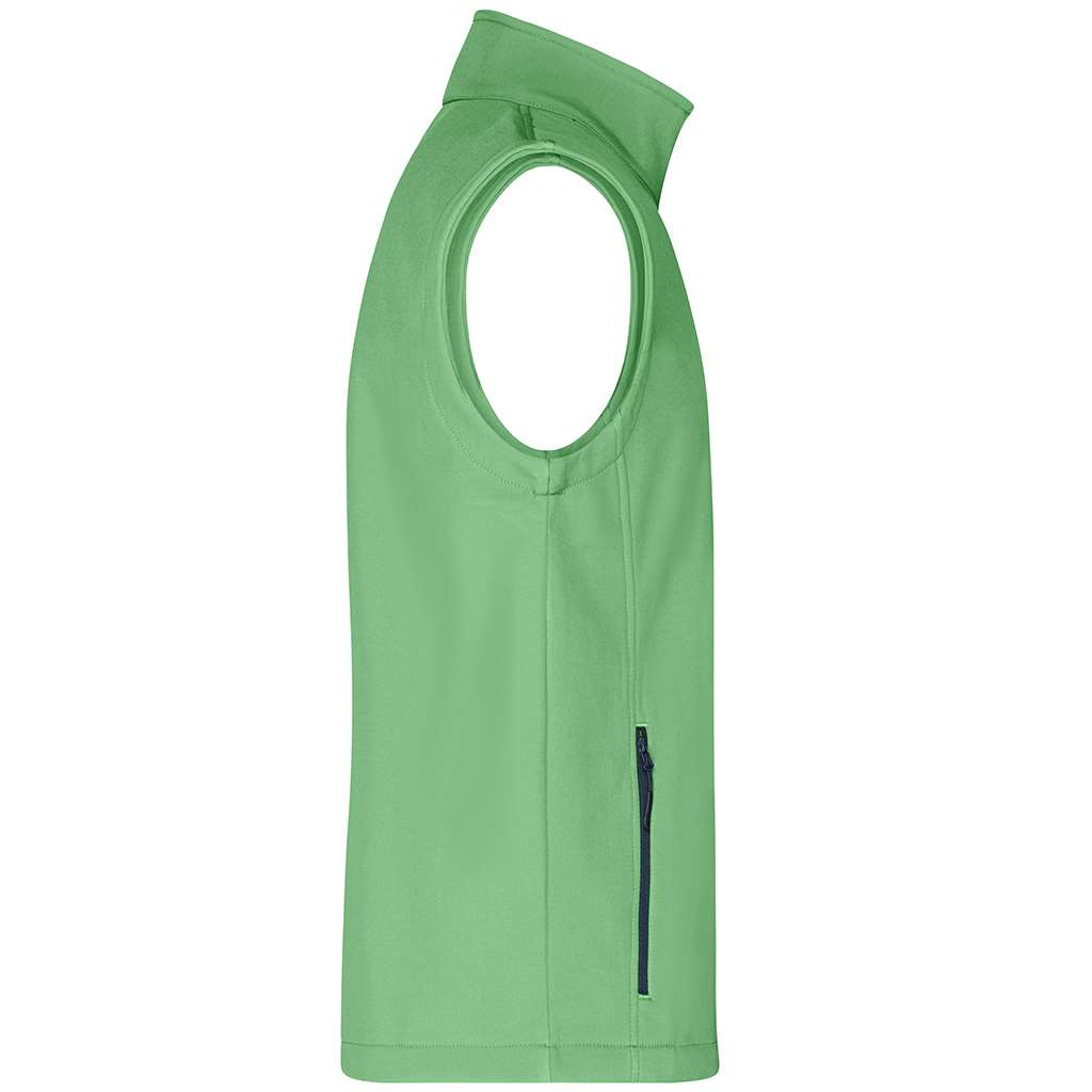 Chaleco Softshell Personalizado para Hombre_green derecho