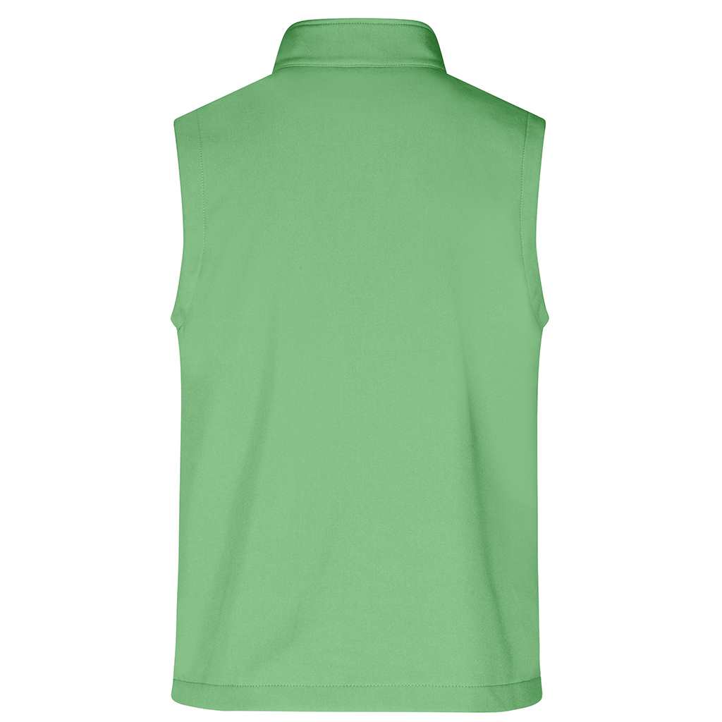 Chaleco Softshell Personalizado para Hombre_green trasero