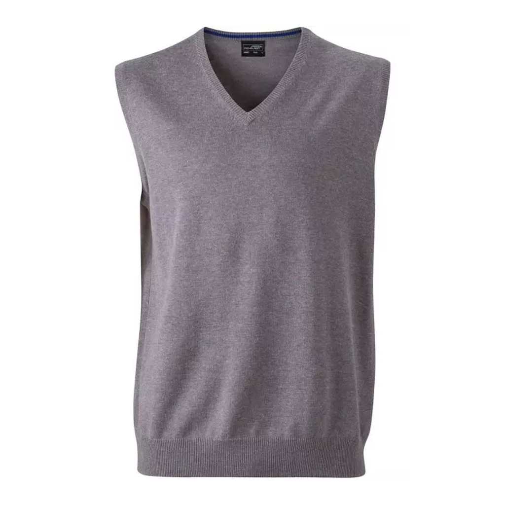 Chaleco de golf para hombre personalizado - Estilo y calidad premium para eventos y torneos_gris