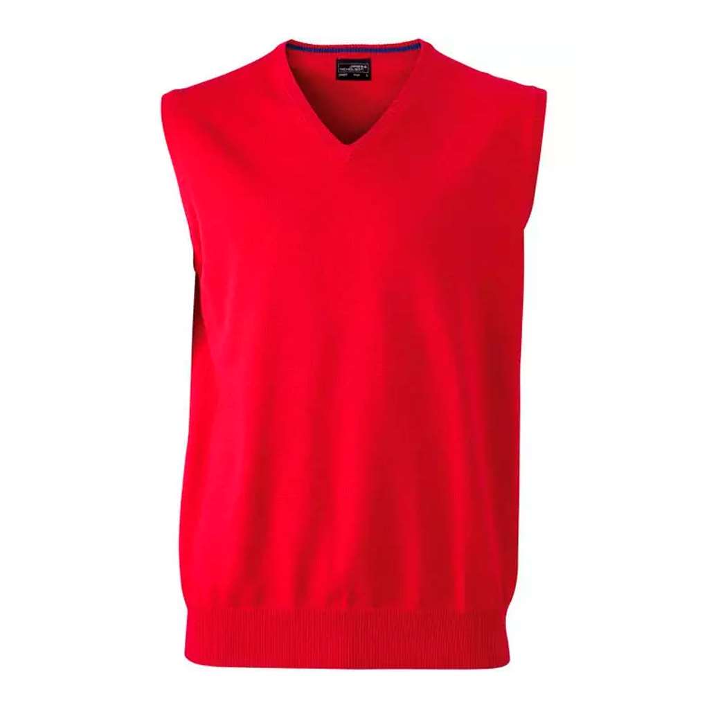 Chaleco de golf para hombre personalizado - Estilo y calidad premium para eventos y torneos_rojo