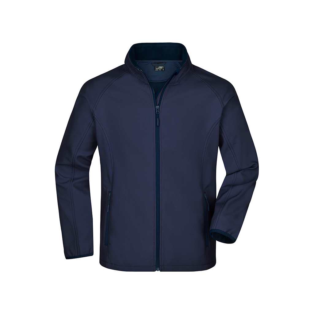Chaqueta de golf Softshell de hombre personalizable con logo_navy