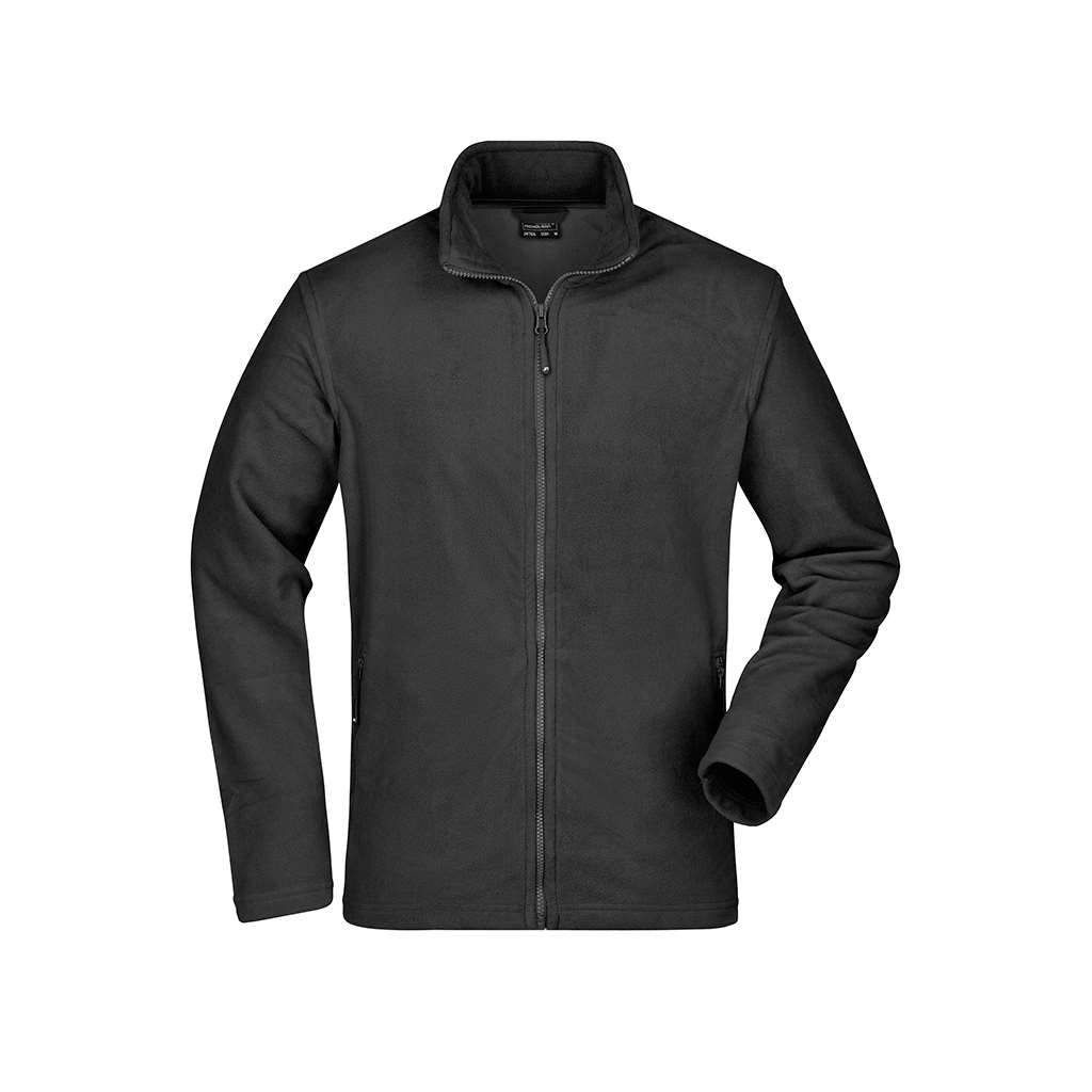 Chaqueta de golf Softshell Basic Fleece personalizable con logo hombre_negro