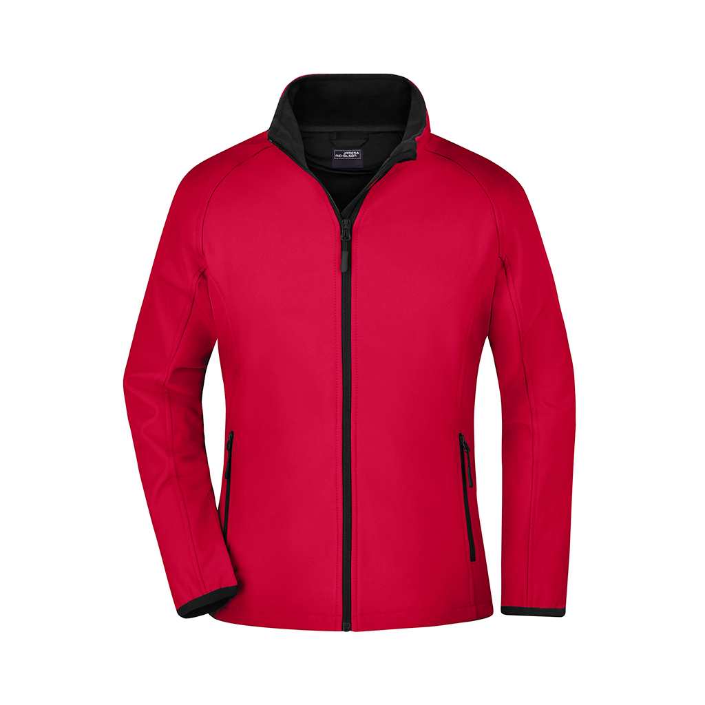 Chaqueta Softshell de Mujer_rojo