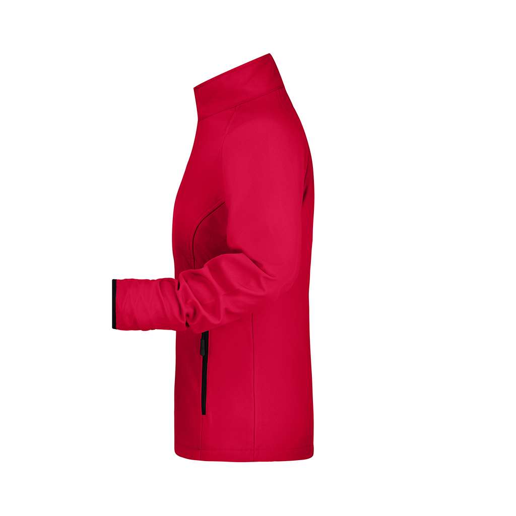 Chaqueta Softshell de Mujer_rojo izquierdo
