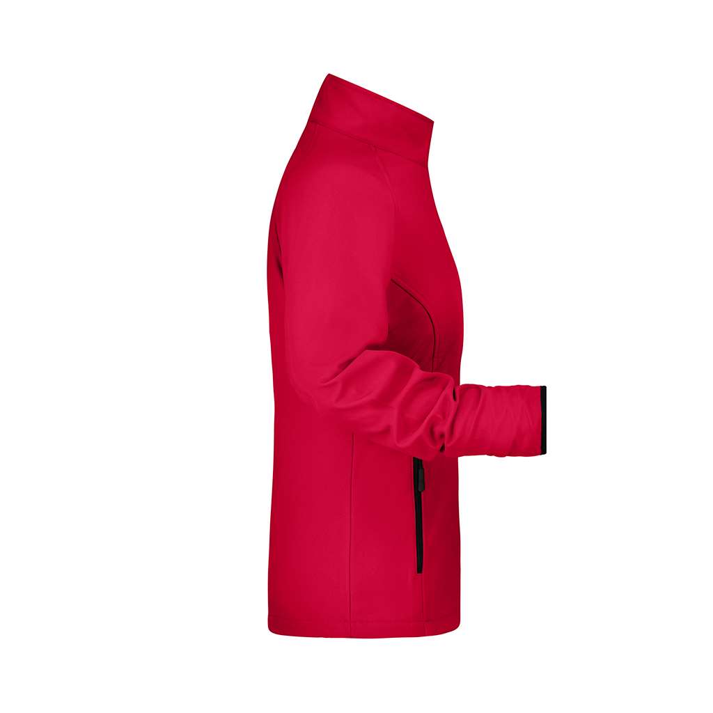 Chaqueta Softshell de Mujer_rojo derecho