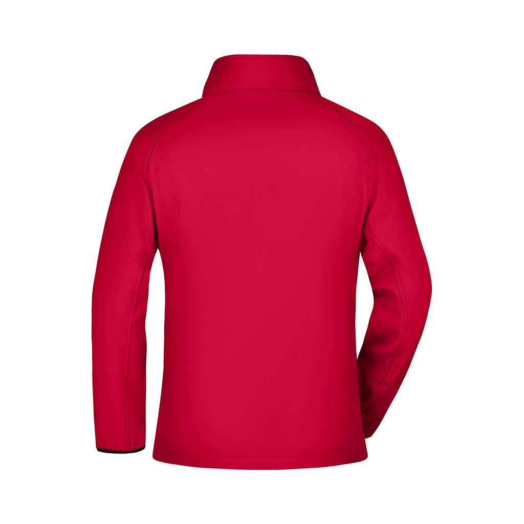 Chaqueta Softshell de Mujer_rojo trasero