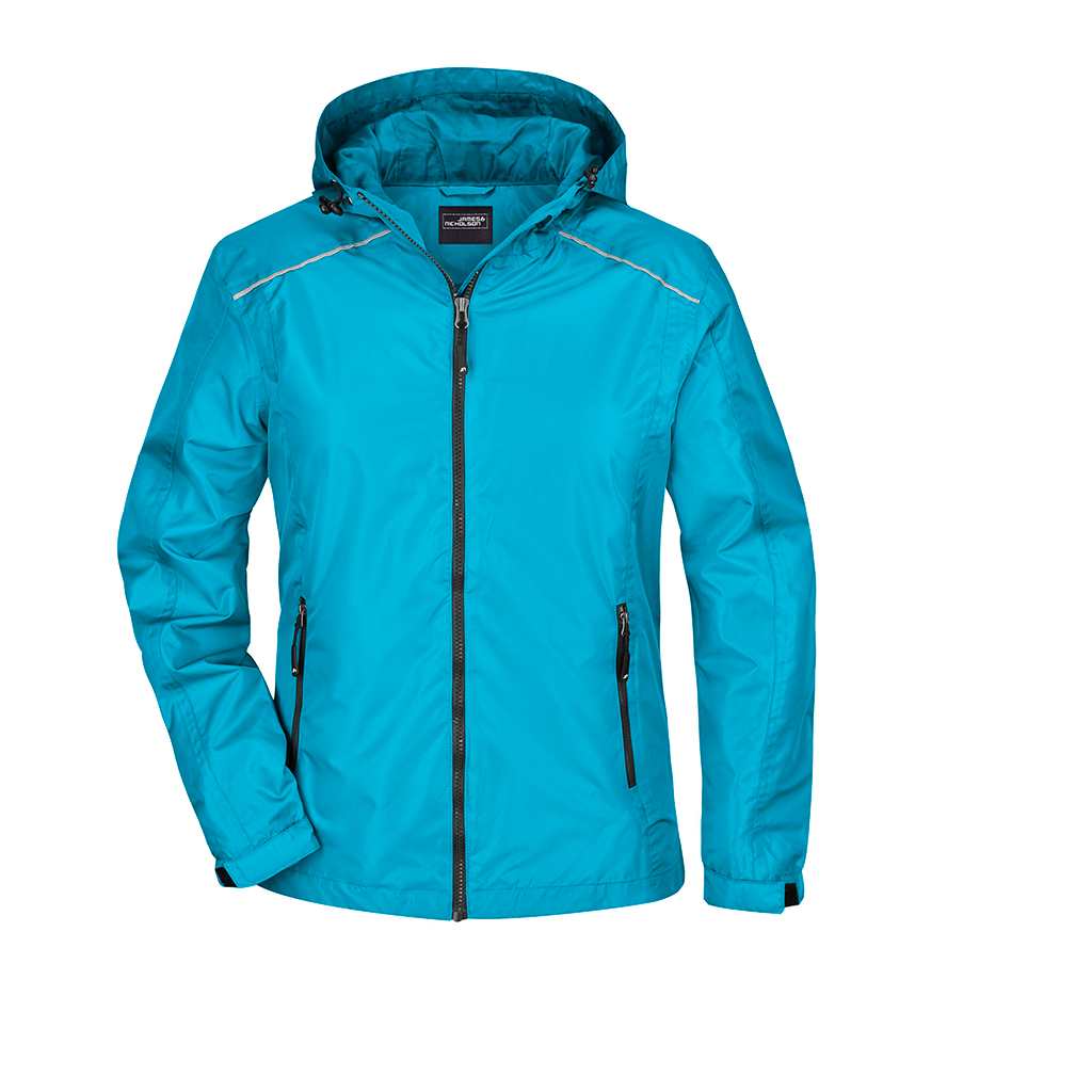 Chaqueta de lluvia mujer_turquesa
