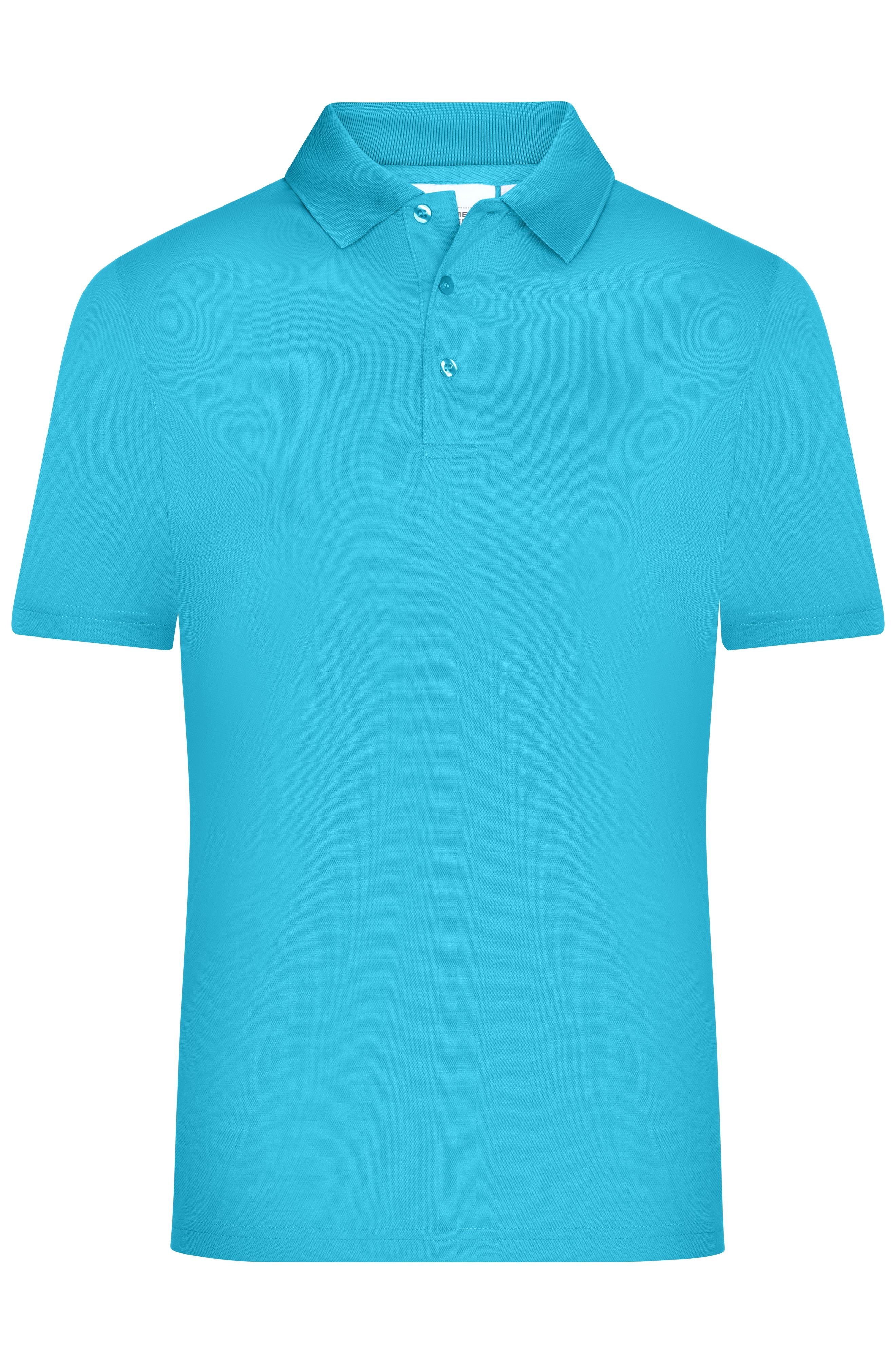 Polo de golf técnico para hombre Active_celeste