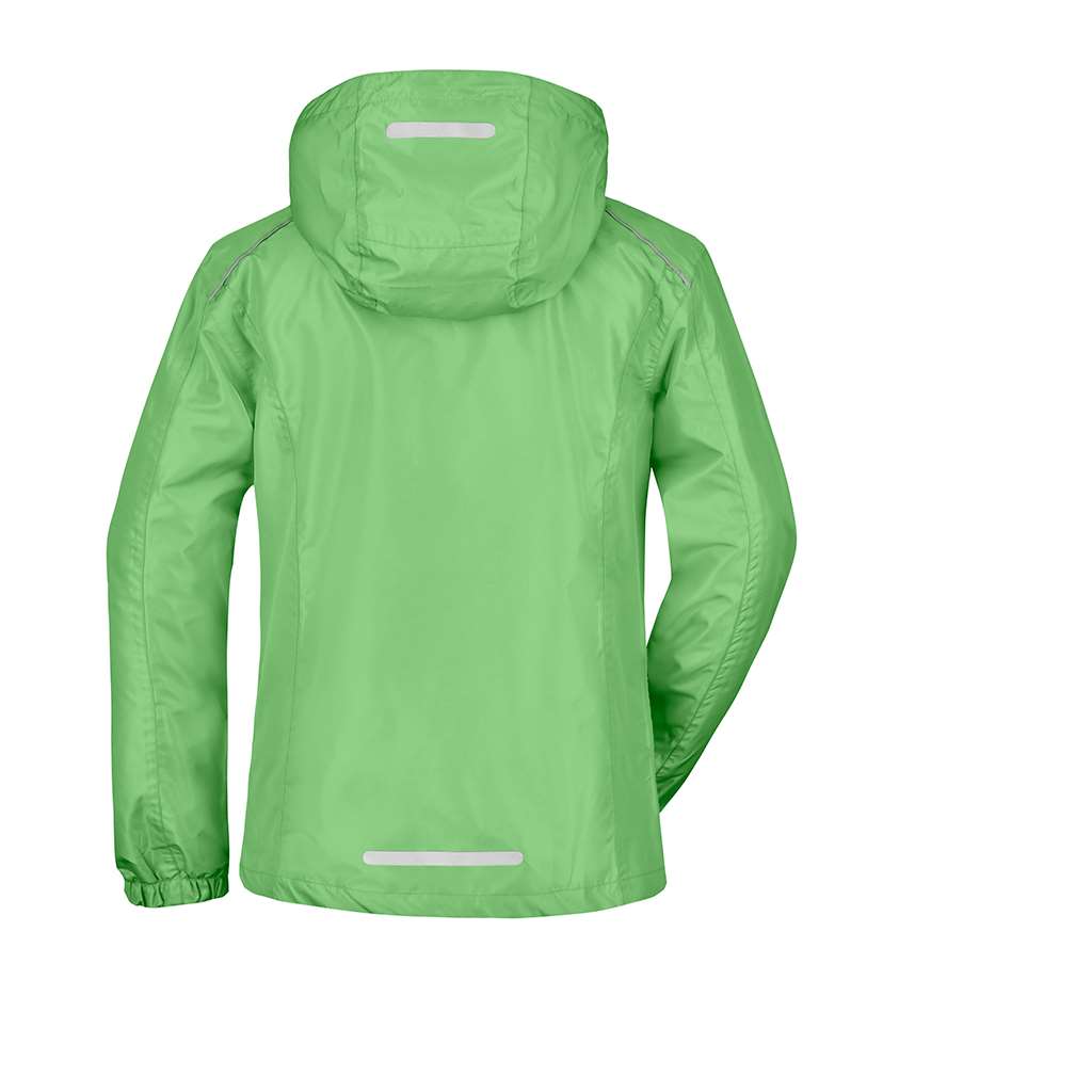 Chaqueta de lluvia mujer_verde derecho