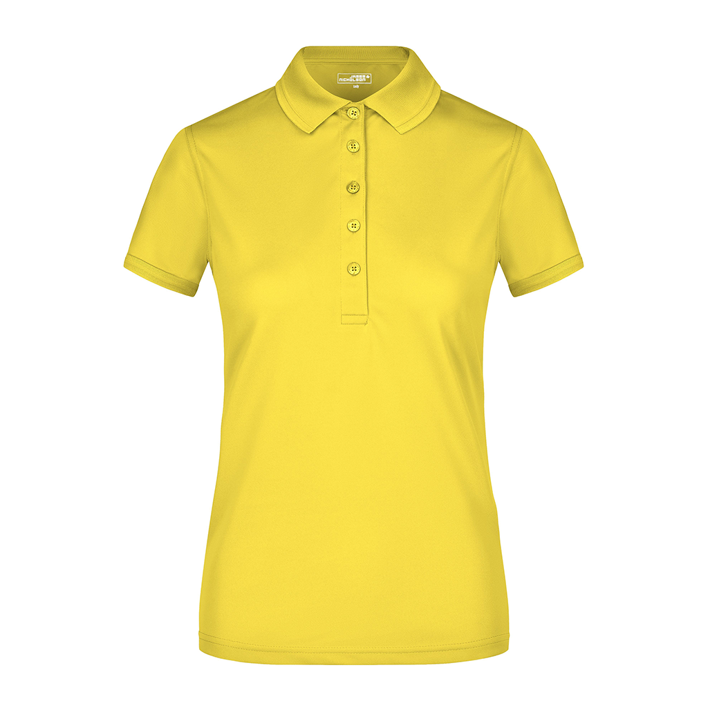 Polo de golf Performance para mujer personalizado con logotipo para torneos y eventos
