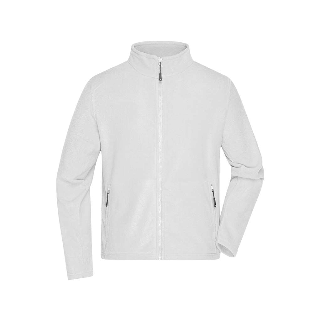 Chaqueta Softshell Fleece Hombre_blanco