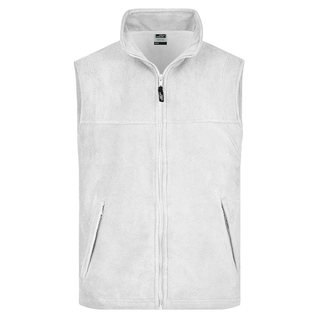 Chaleco Softshell Fleece de hombre_blanco