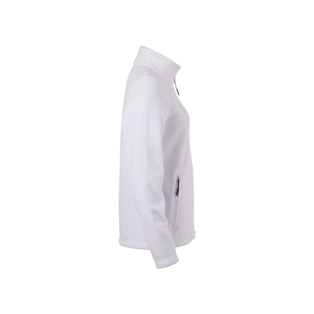 Chaqueta Softshell Fleece Mujer_blanco derecha