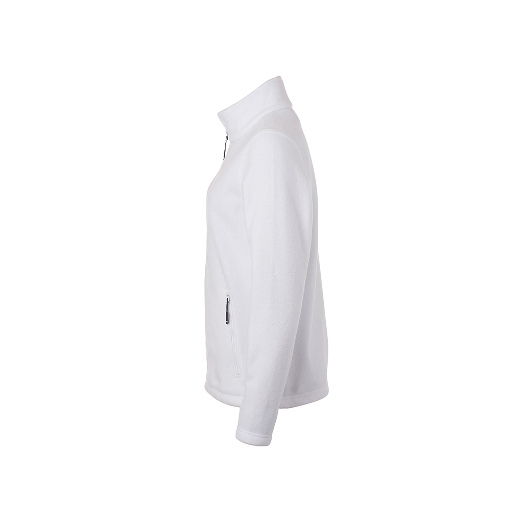 Chaqueta Softshell Fleece Mujer_blanco izquierda