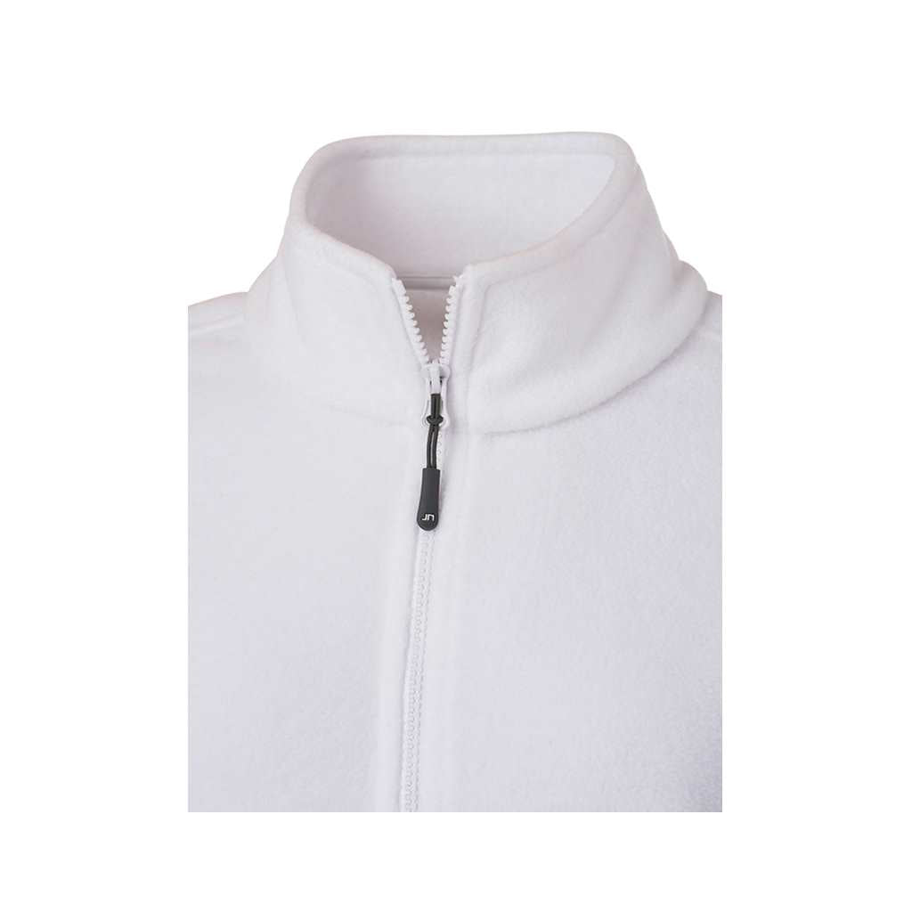 Chaqueta Softshell Fleece Mujer_blanco cuello