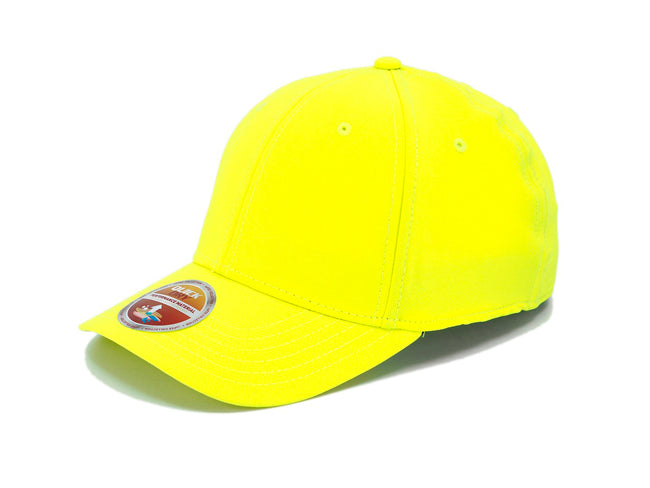 Gorra de golf Quick Dry amarilla con logo personalizado para torneos y ligas