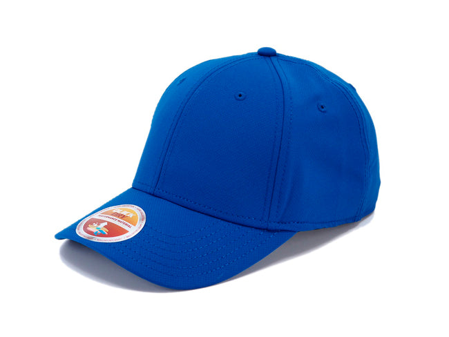 Gorra de golf Quick Dry azul personalizada con logo para clubs de golf