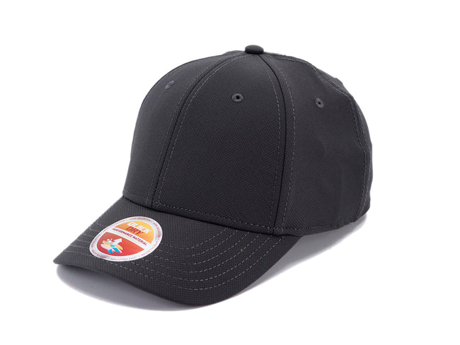 Gorra de golf Quick Dry gris con logo personalizado para empresas