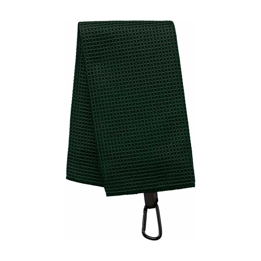 Toalla de Golf de Microfibra Personalizable con Logo verde WE SPORTED