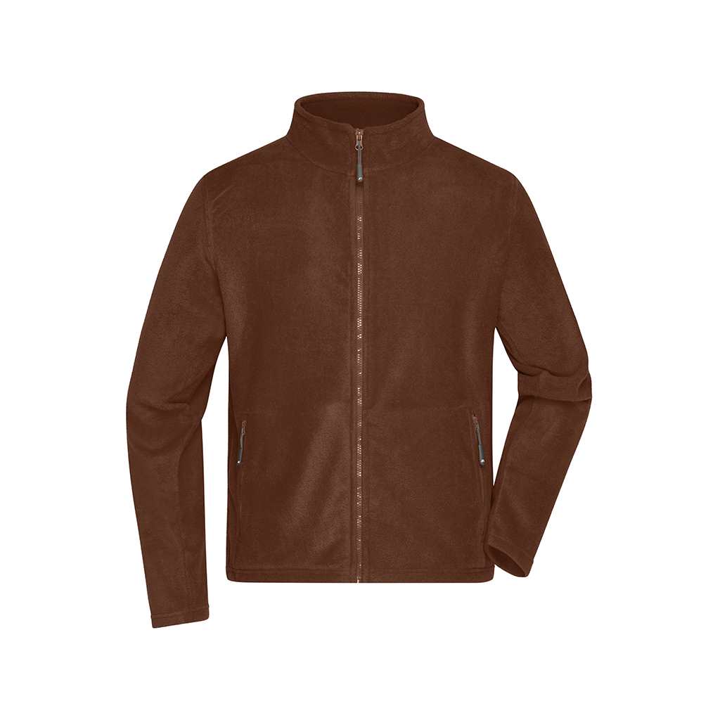 Chaqueta Softshell Fleece Hombre_marron