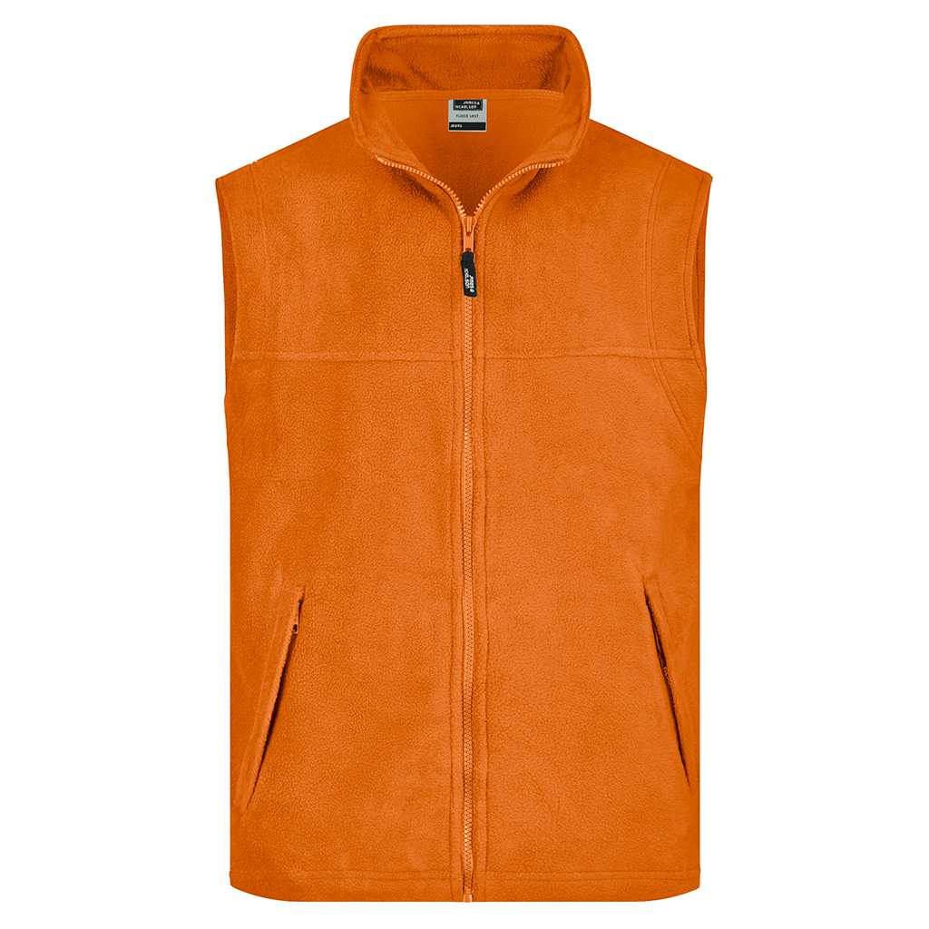 Chaleco Softshell Fleece de hombre_naranja
