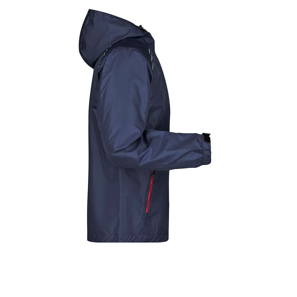 Chaqueta de lluvia par hombre_navy derecha