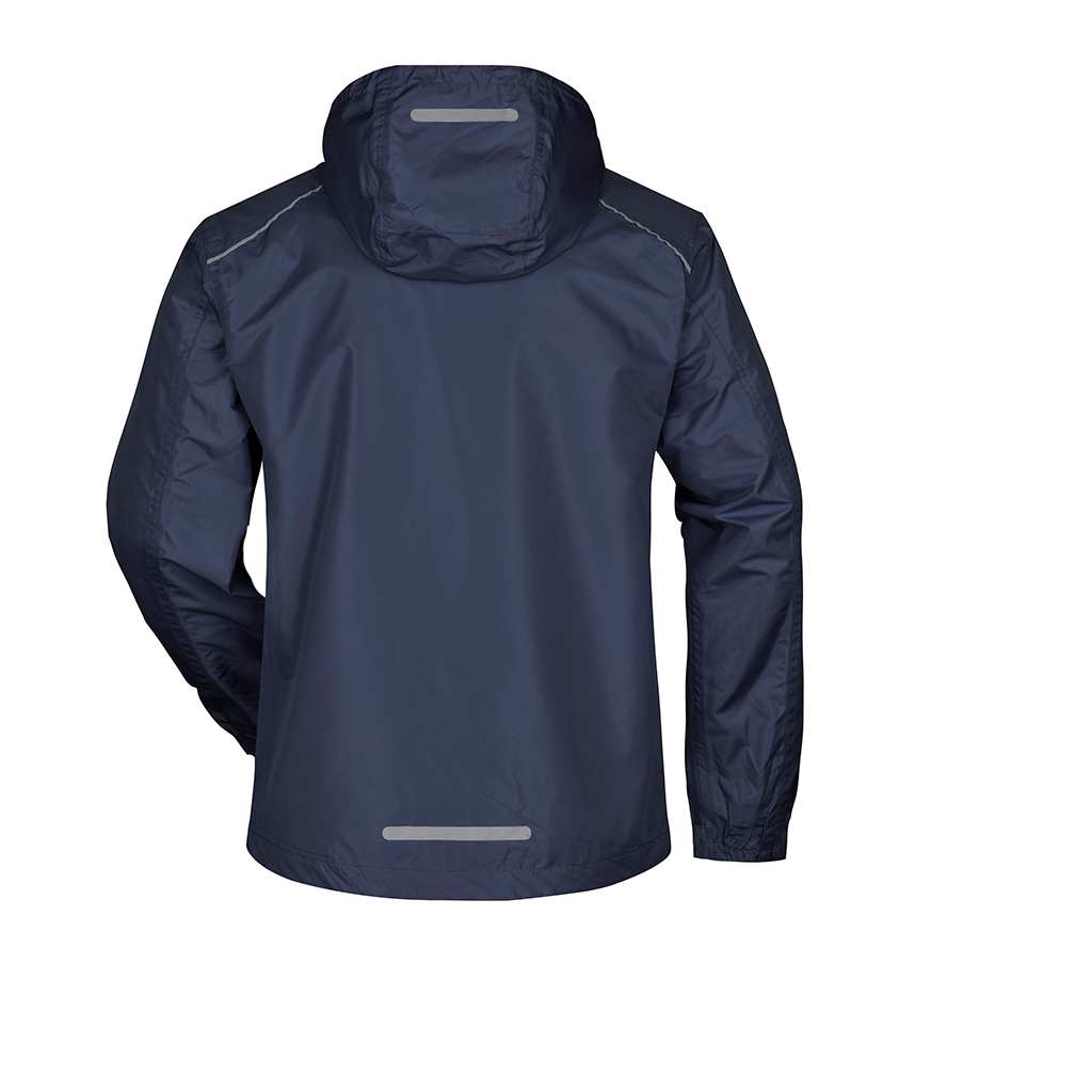Chaqueta de lluvia par hombre_navy traser