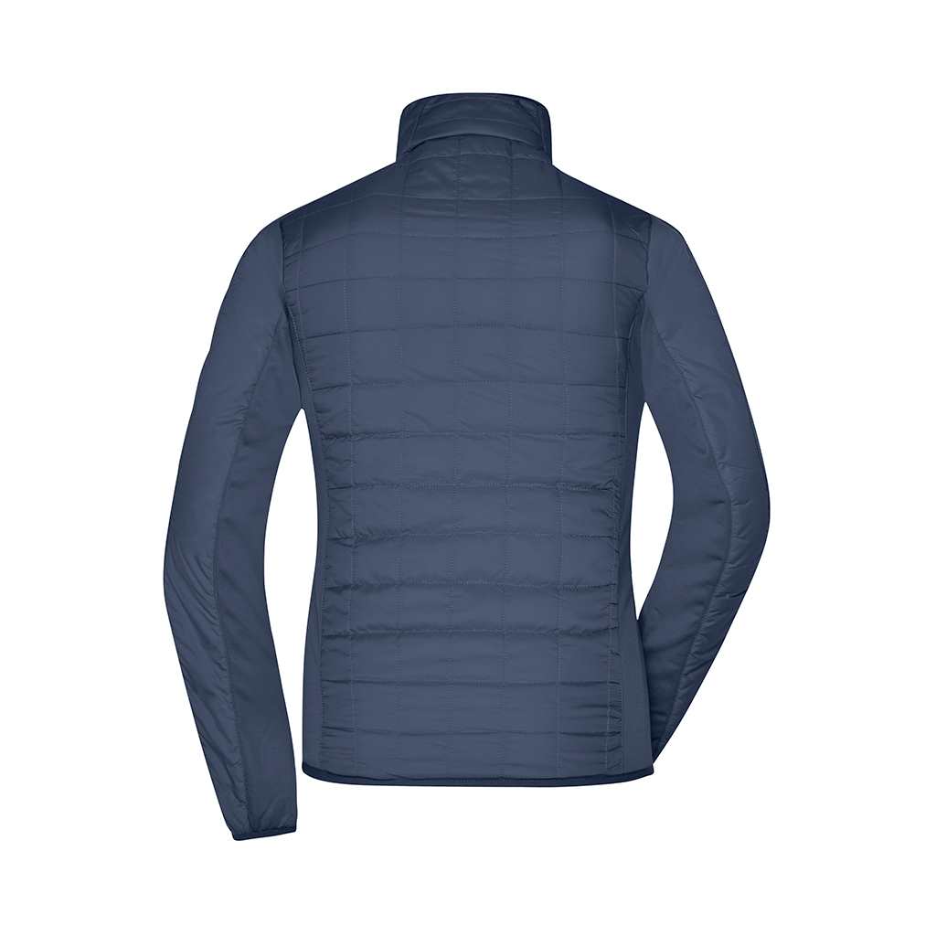 Chaqueta hybrid light lady_navy trasera