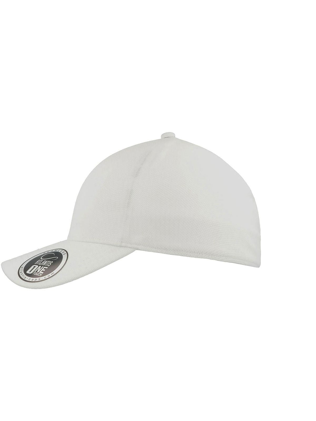 Gorra de Golf One-Touch personalizable blanca izquierda WE SPORTED