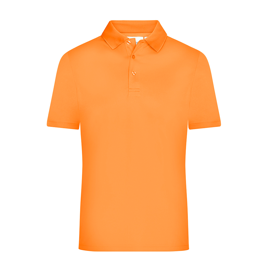 Polo de golf técnico para hombre Active_naranja
