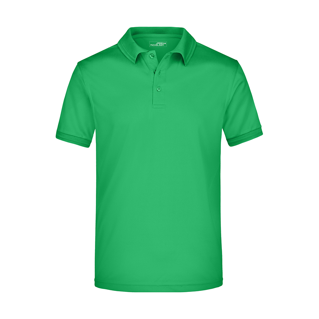 Polo de golf para hombre Active personalizado en color verde deportivo